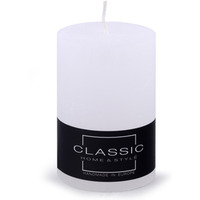 Świeca słupek rustykalna DONAU HOME, 70x100 mm, biała