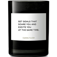 Świeca sojowa w szkle CANDLY&CO, Set Goals That Scare You, zapach No.4, 250g
