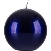 Świeca kula DONAU HOME Aurora, 100x100mm, kobalt