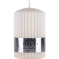 Świeca słupek ryflowana DONAU HOME Alva, 60x90mm, kremowy