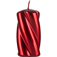 Świeca słupek DONAU HOME Laval, 50x100mm, rubin