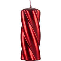 Świeca słupek DONAU HOME Laval, 50x130mm, rubin