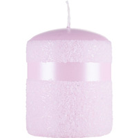 Świeca słupek DONAU HOME Milo, 70x90mm, róż perła
