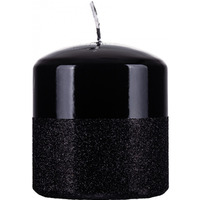 Świeca słupek DONAU HOME Onyx, 80x90mm, czarny