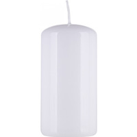 Świeca słupek DONAU HOME Standard Gloss, 50x100mm, biały