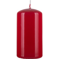 Świeca słupek DONAU HOME Standard Gloss, 60x115mm, czerwony