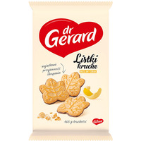 Ciastka DR GERARD Listki Kruche, ma�lane z polew� kakaow�, 165g