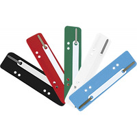 Wąsy skoroszytowe DONAU, PP, z metalową blaszką, 25szt., mix kolorów