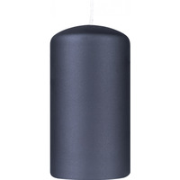 Świeca słupek DONAU HOME Standard Lakier, 60x115mm, czarny metaliczny mat