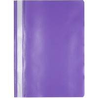 Skoroszyt OFFICE PRODUCTS, PP, A4, mi�kki, 100/170mikr., fioletowy