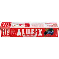 Woreczki domowe ALUFIX Zip-Fix, mix rozmiar�w, 15 szt