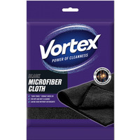 Ściereczka z mikrofibry VORTEX, półręcznik, 30x50cm, czarna