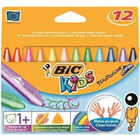 Kredki wiecowe BIC Kids Plastidecor Triangle 12 kolorw, 8297732