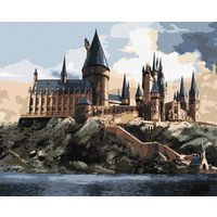 Malowanie po numerach IDEYKA, 40x50cm, Harry Potter: Hogwart za dnia, 1 szt