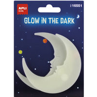 Naklejki �wiec�ce w ciemno�ci APLI, ksi�yce, 2 szt