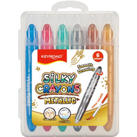 Kredki �elowe KEYROAD Metallic, 6 szt., mix kolor�w metalicznych