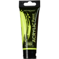 Farba akrylowa KEYROAD, neonowa, 75ml, tubka, ��ta