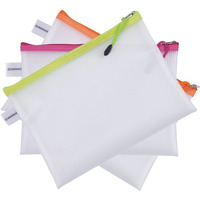 Torebka DONAU Zipper Bag, A5, 243x180 mm, EVA, z suwakiem, mix kolor�w