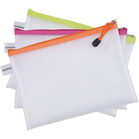 Torebka DONAU Zipper Bag, A4, 343x246 mm, EVA, z suwakiem, mix kolor�w
