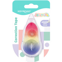Korektor w ta�mie KEYROAD Jelly Gel, 15mx5mm, blister, mix kolor�w
