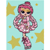 Malowanie po numerach IDEYKA, 30x40cm, L.O.L. Surprise! Fashion La Rose, 1 szt., w pude�ku