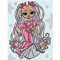 Malowanie po numerach IDEYKA, 30x40cm, L.O.L. Surprise! Fashion Twist, 1 szt., w pude�ku