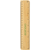Linijka ECONOVO, 20cm, 100% z biodegradowalnego bambusa, naturalny