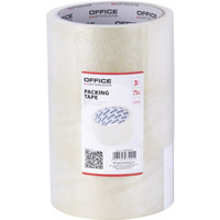 Ta�ma pakowa OFFICE PRODUCTS, 48mm x 50y, 36mic, 3szt., transparentna