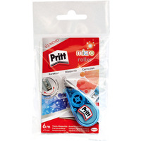 Korektor w ta�mie PRITT, micro roller, 5mm x 6m, zawieszka, mix kolor�w