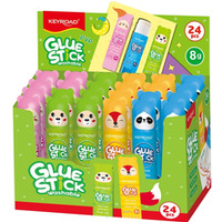 Klej w sztyfcie KEYROAD Fancy, PVP, 8g, display, mix kolor�w