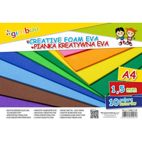 Pianka kreatywna Eva GIMBOO, A4, 1, 5mm, w folii, mix kolor�w