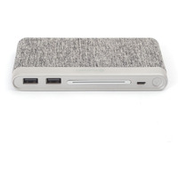 Powerbank, przenona adowarka Platinet Fabric Braided 10000 mAh jasnoszary PMPB10FG