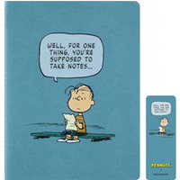 Zeszyt MOLESKINE Peanuts Linus Single Cahier, XL, 19x25cm, w linie, edycja limitowana