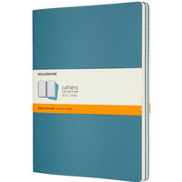 Zestaw 3 zeszyt�w MOLESKINE Cahier, XL, 19x25cm, w linie, 120 stron, brisk blue