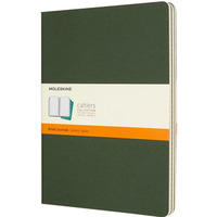 Zestaw 3 zeszyt�w MOLESKINE Cahier, XL, 19x25cm, w linie, 120 stron, myrtle green