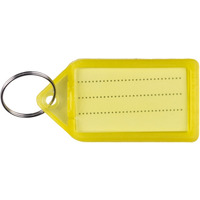 Zawieszki na klucze Q-CONNECT, 55x30mm, 40 szt., ��te