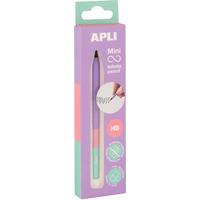 O��wek wieczny APLI Infinite Tricolor, HB, 1 szt., pude�ko kartonowe z zawieszk�, fioletowy