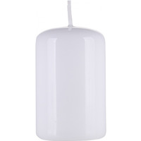 �wieca s�upek DONAU HOME Standard Gloss, 50x80mm, bia�y