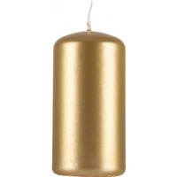 �wieca s�upek DONAU HOME Standard Lakier, 50x100mm, 4 szt., z�oty