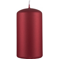 �wieca s�upek DONAU HOME Standard Lakier, 60x115mm, czerwony metaliczny mat