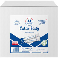 Cukier bia�y DIAMANT, w saszetkach, 1000x5g