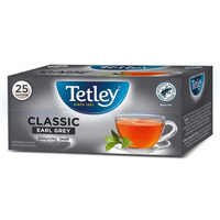 Herbata TETLEY Classic Earl Grey, 25 torebek