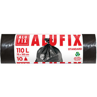 Worki na �mieci ALUFIX, LDPE, 110l, 10 szt., czarne