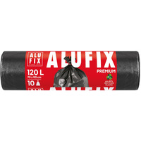 Worki na �mieci ALUFIX Profi, LDPE, 120l, 10 szt., czarne