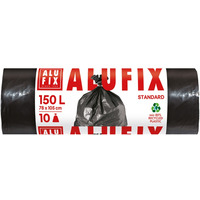 Worki na �mieci ALUFIX, LDPE, 150l, 10 szt., czarne