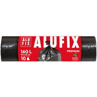 Worki na �mieci ALUFIX Profi, LDPE, 160l, 10 szt., czarne
