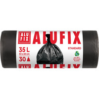 Worki na �mieci ALUFIX, HDPE, 35l, 30 szt., czarne