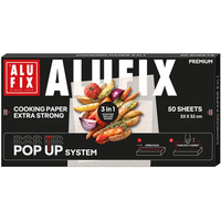 Papier do gotowania ALUFIX Pop-up, 3w1, 33x32cm, 50 arkuszy