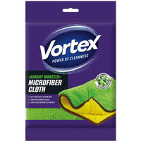 �ciereczka z mikrofibry VORTEX Shaggy Monter, zielono-��ta