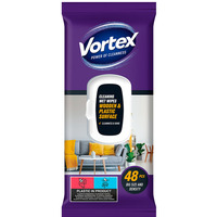 Chusteczki nawil�ane VORTEX, do mebli, z klapk�, 48 szt.